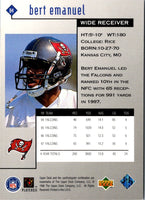 1998 Upper Deck Black Diamond Rookie Edition Bert Emanuel #84