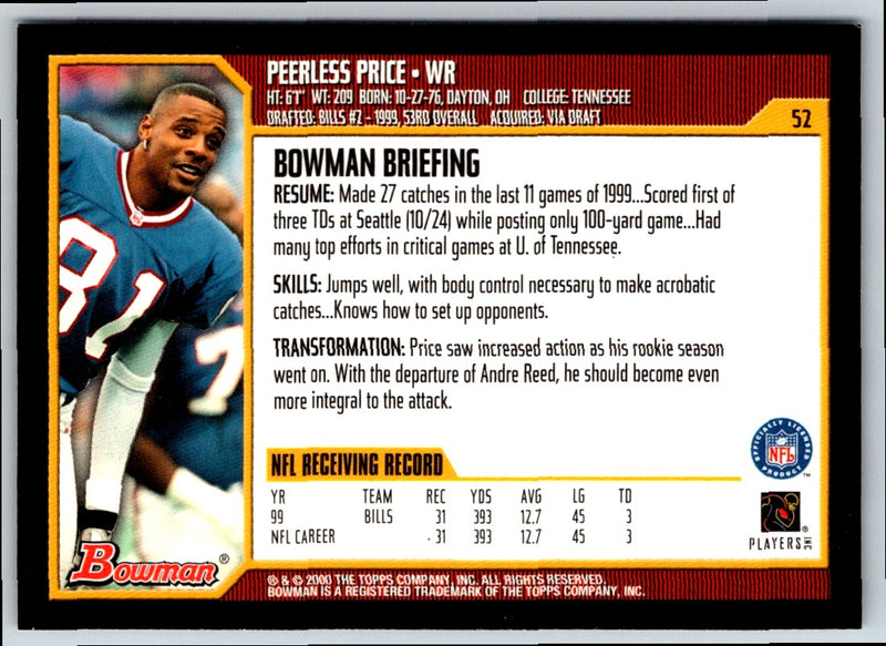 2000 Bowman Peerless Price