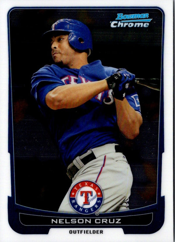 2012 Bowman Chrome Nelson Cruz #112