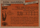 1981 Topps Don Warren