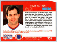 1990 Proset Bruce Matthews #352