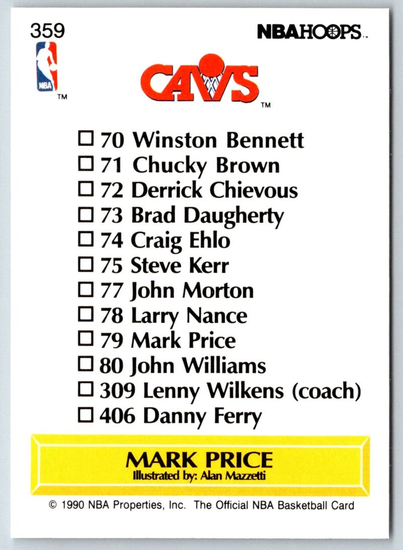 1990 Hoops Mark Price