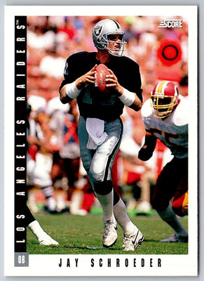 1993 Score Jay Schroeder #208