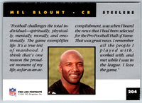 1991 Pro Line Portraits Mel Blount #204