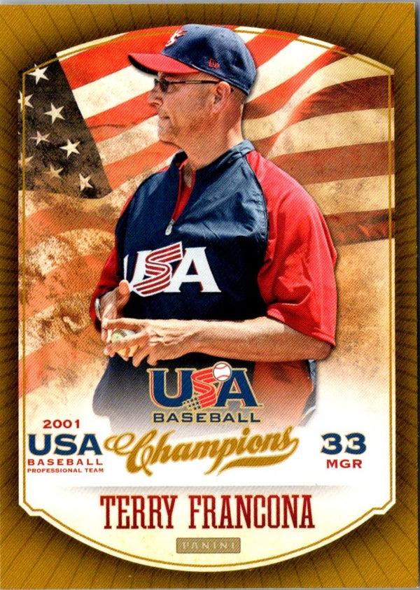 2013 Panini USA Champions Terry Francona #3