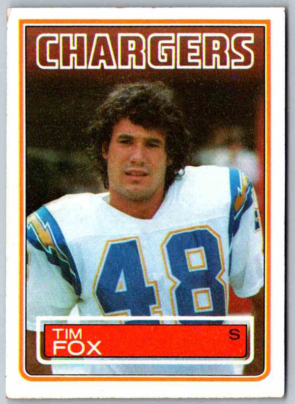 1983 Topps Tim Fox #375