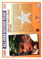 1990 Score Canadian Brian Bellows #322