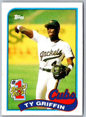 1989 Topps Ty Griffin #713 Rookie