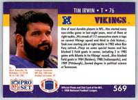 1990 Proset Tim Irwin #569