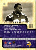 2002 Fleer Genuine Michael Bennett #81