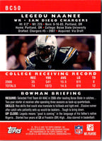 2007 Bowman Chrome Legedu Naanee #BC50 Rookie