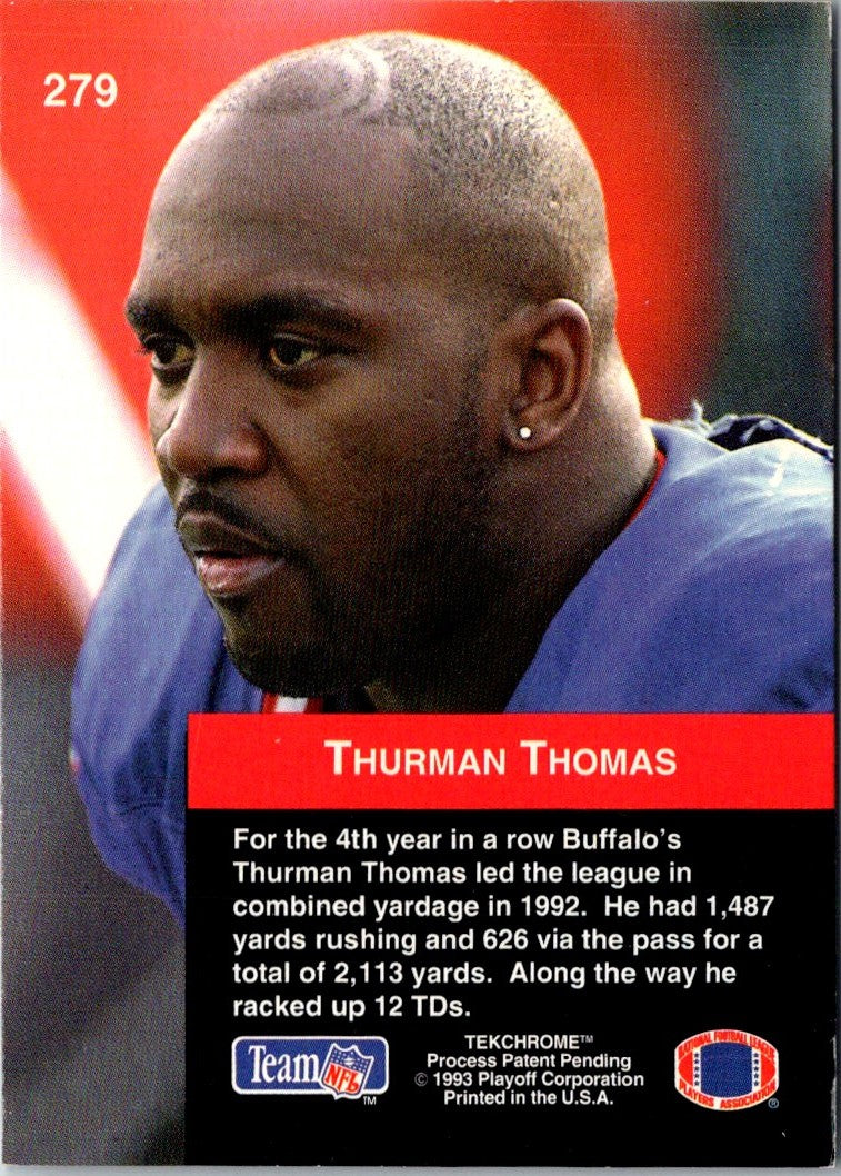1993 Playoff Thurman Thomas