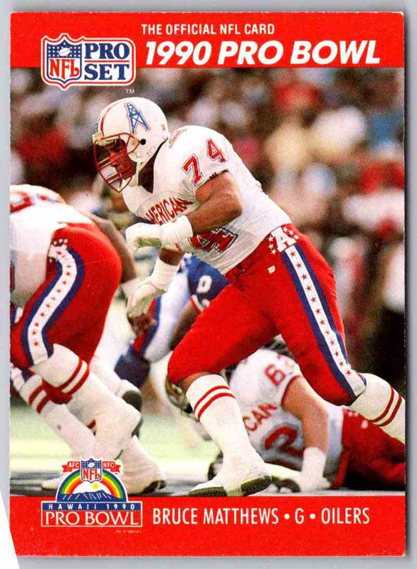 1990 Proset Bruce Matthews #352