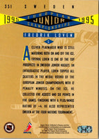 1995 Collector's Choice Player's Club Fredrik Loven #351