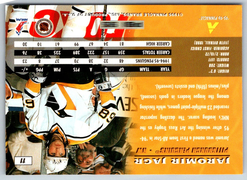 1995 Pinnacle Jaromir Jagr