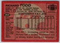 1983 Topps Richard Todd #353
