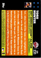 2007 Topps Updates & Highlights Torii Hunter #UH231