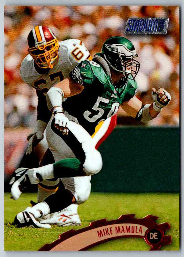 1997 Topps Stadium Club Football Mike Mamula #183