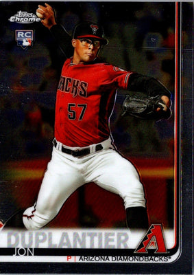 2019 Topps Chrome Update Edition Jon Duplantier #19 Rookie