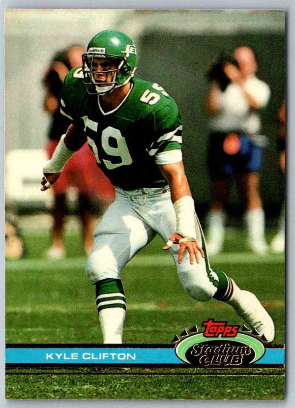 1991 Topps Stadium Club Football Kyle Clifton #320