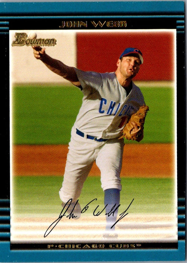 2002 Bowman Draft Picks & Prospects John Webb #BDP104 Rookie