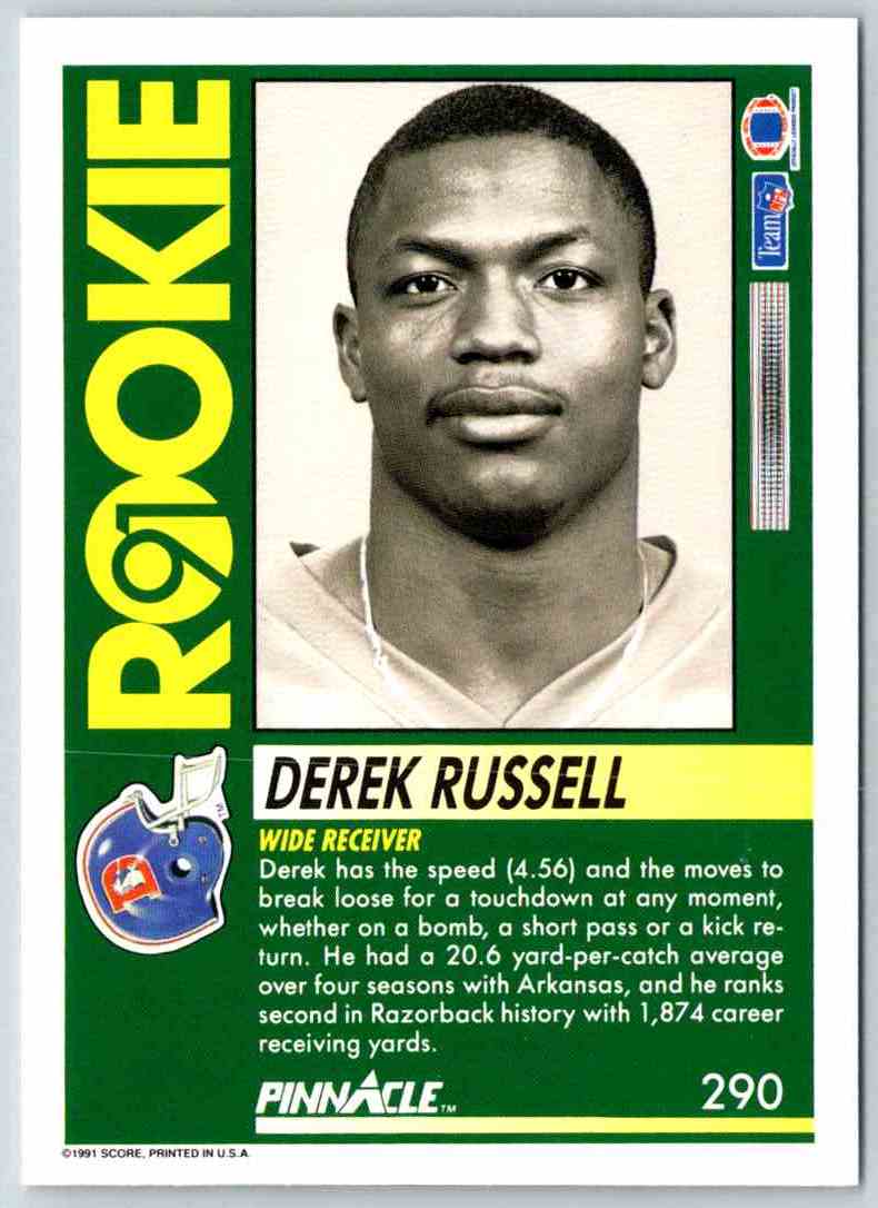 1991 Pinnacle Derek Russell