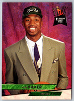 1993 Ultra Vin Baker #106 Rookie