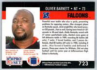 1990 Proset Oliver Barnett #723