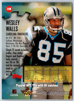1997 Topps Stadium Club Football Wesley Walls #115