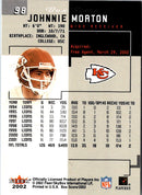 2002 Fleer Box Score Johnnie Morton