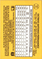 1987 Leaf Tony Fernandez #106