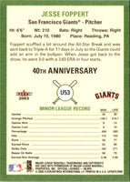 2003 Fleer Tradition Update Jesse Foppert #U53