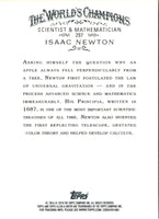 2010 Topps Allen & Ginter Isaac Newton #297