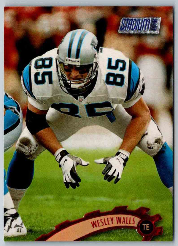 1997 Topps Stadium Club Football Wesley Walls #115