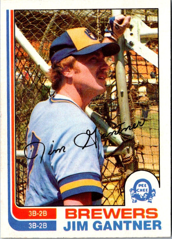 1982 O-Pee-Chee Jim Gantner #207