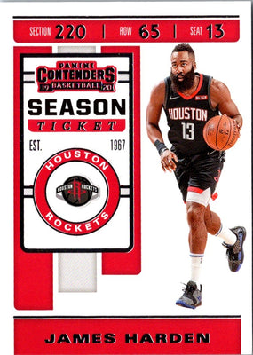 2019 Panini Contenders James Harden #40
