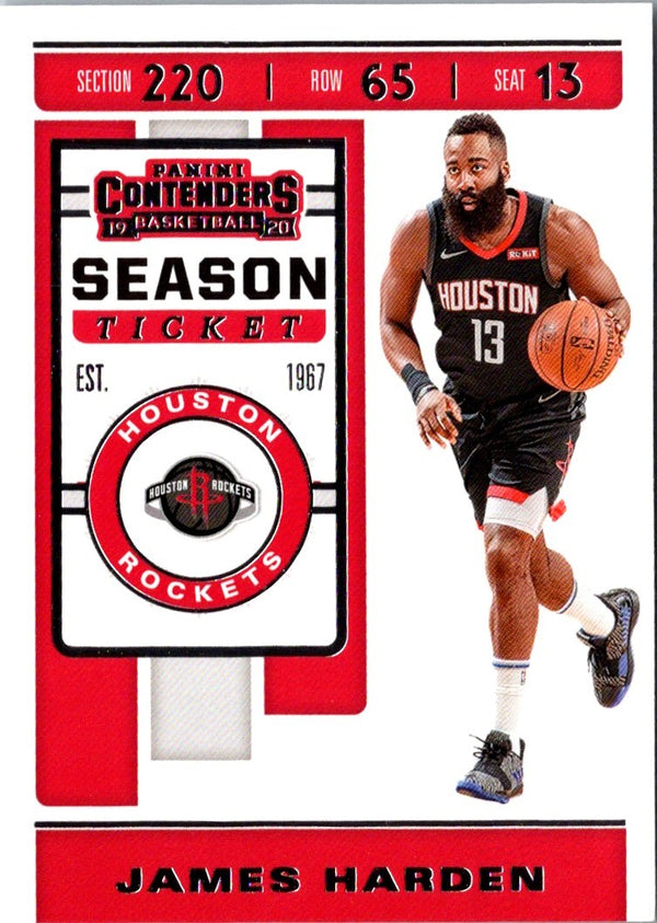 2019 Panini Contenders James Harden #40