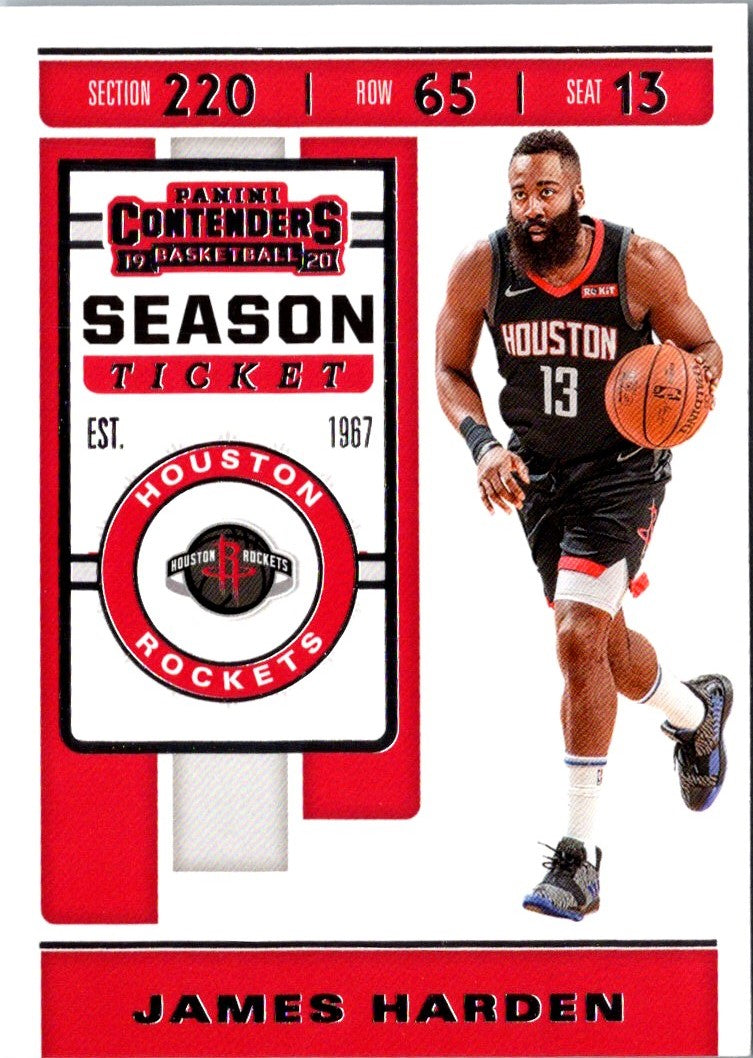 2019 Panini Contenders James Harden