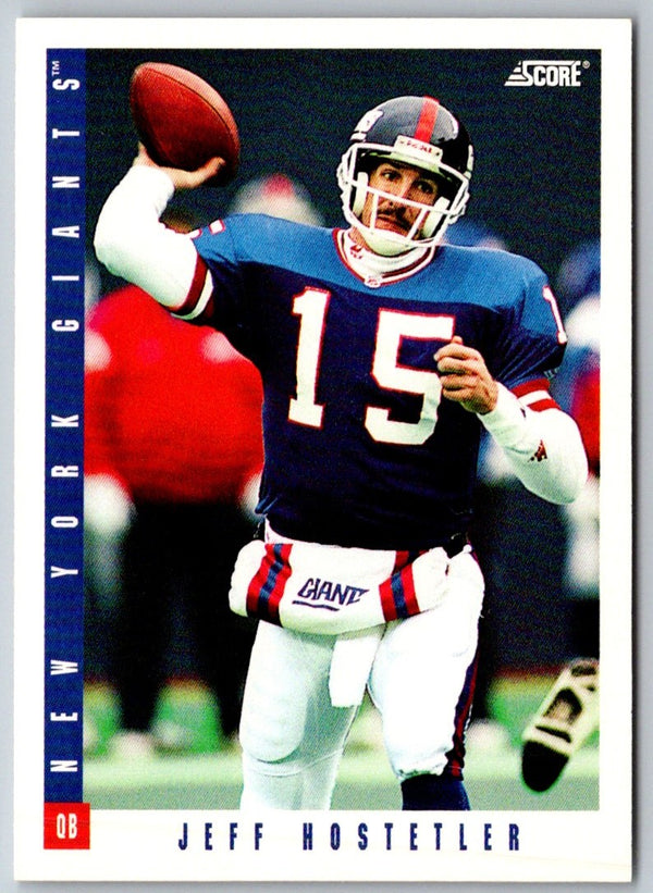 1993 Score Jeff Hostetler #221