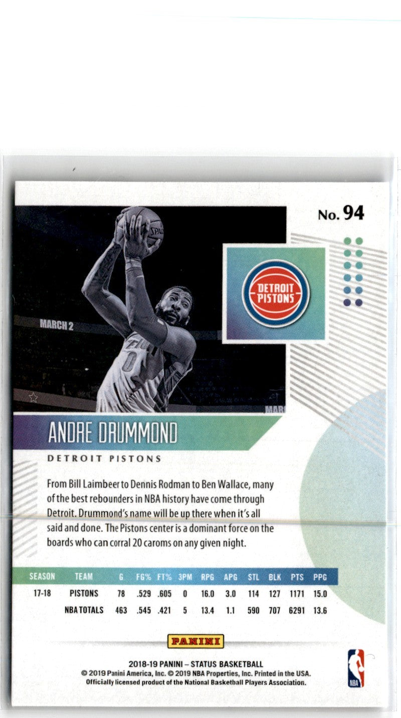 2018 Panini Andre Drummond