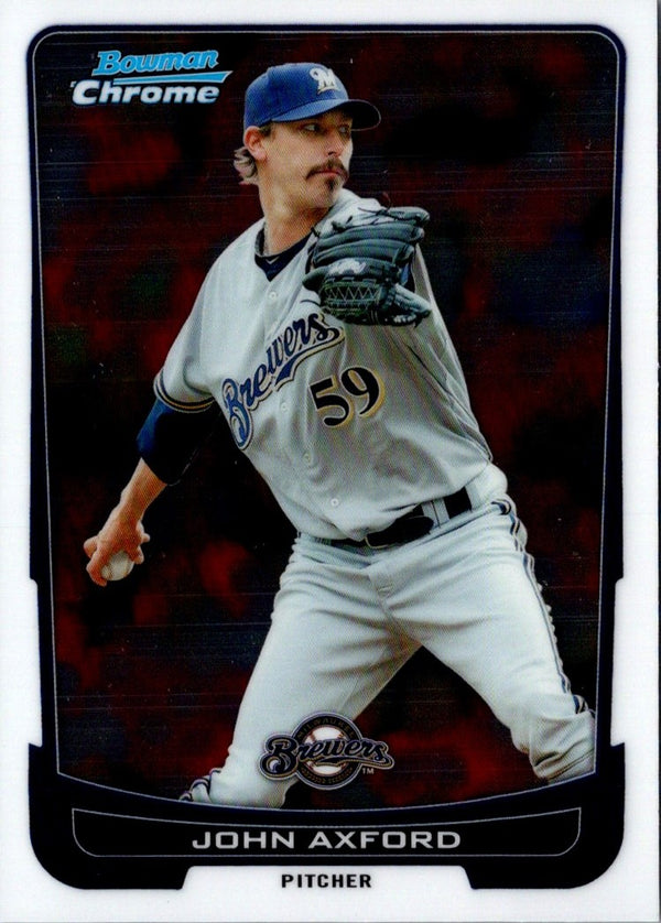 2012 Bowman Chrome John Axford #117