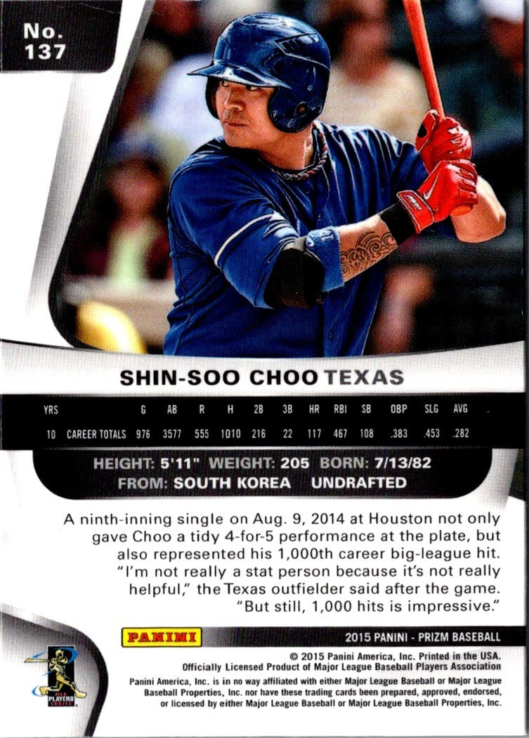 2015 Panini Prizm Shin-Soo Choo