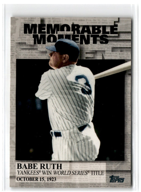 2017 Topps Memorable Moments Babe Ruth #MM-42