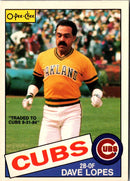 1985 O-Pee-Chee Dave Lopes