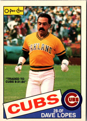 1985 O-Pee-Chee Dave Lopes #12