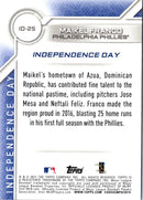 2017 Topps Independence Day Maikel Franco
