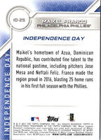 2017 Topps Independence Day Maikel Franco #ID-25