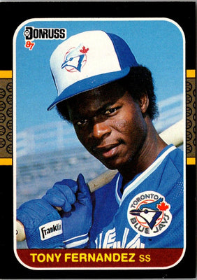 1987 Leaf Tony Fernandez #106