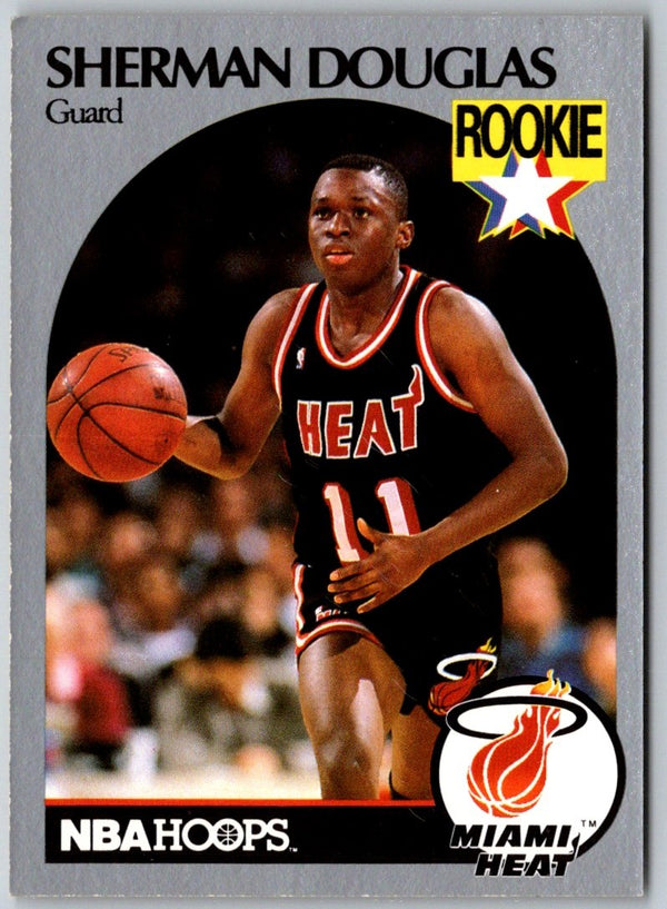 1990 Hoops Sherman Douglas #164 Rookie
