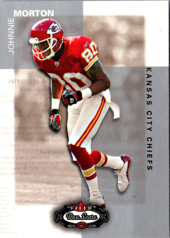 2002 Fleer Box Score Johnnie Morton #98